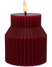 Let's Get Lit Linea LED Sculptural Candle 8.5x10cm