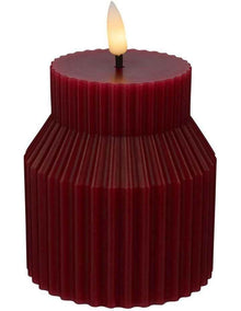 Let's Get Lit Linea LED Sculptural Candle 8.5x10cm