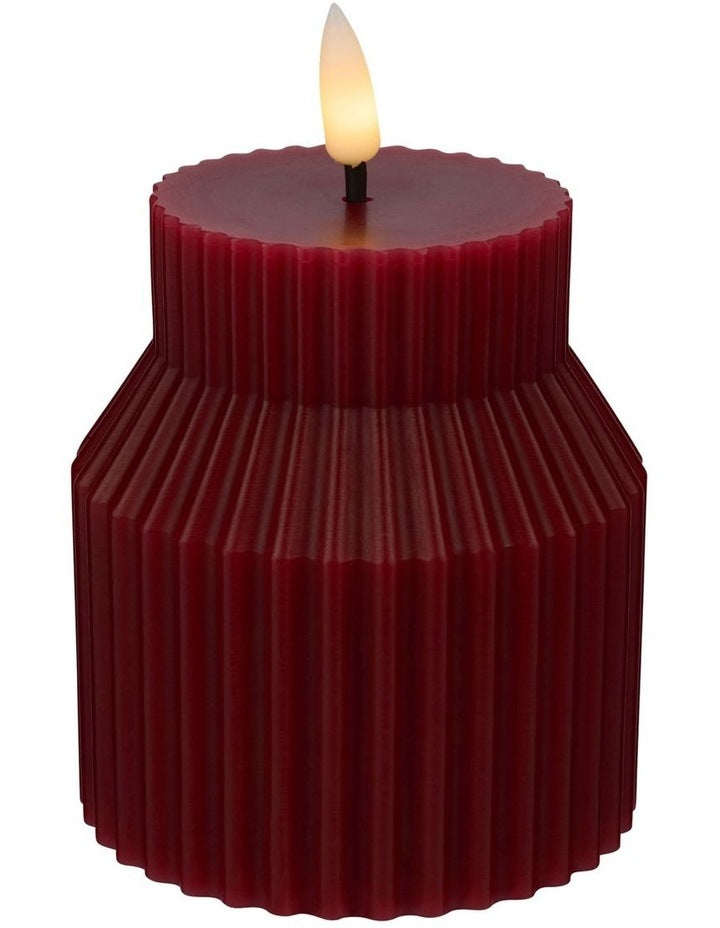 Let's Get Lit Linea LED Sculptural Candle 8.5x10cm
