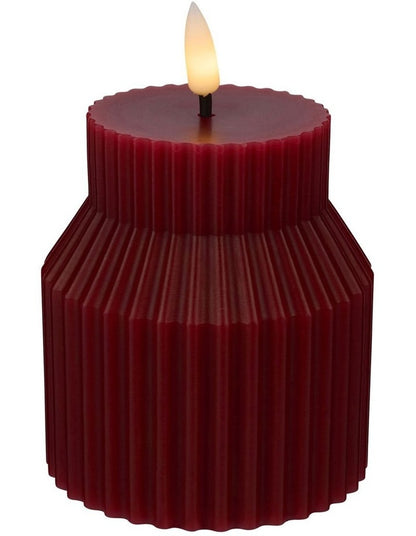 Let's Get Lit Linea LED Sculptural Candle 8.5x10cm