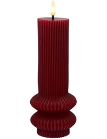 Let's Get Lit LED Sculptural Candle 7.5x18.5cm