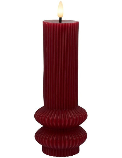 Let's Get Lit LED Sculptural Candle 7.5x18.5cm