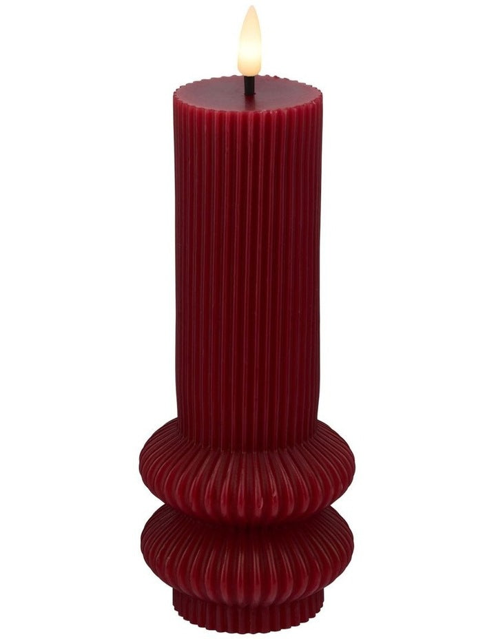 Let's Get Lit LED Sculptural Candle 7.5x18.5cm