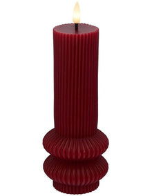 Let's Get Lit LED Sculptural Candle 7.5x18.5cm