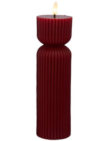 Let's Get Lit LED Sculptural Candle 6.5x22cm