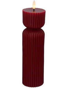 Let's Get Lit LED Sculptural Candle 6.5x22cm