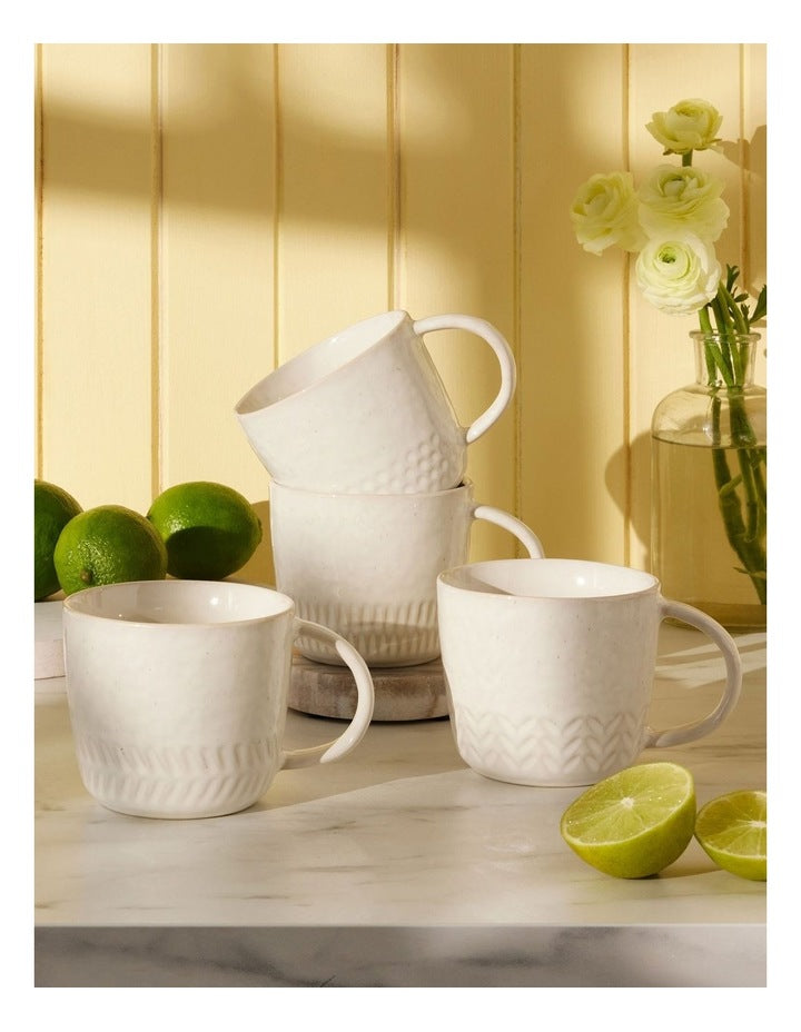 The Club Nordic Mug 410ml in White