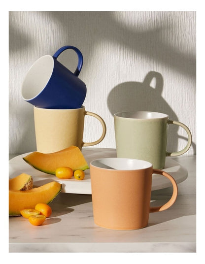 The Club Mono Mug 410ml in Green