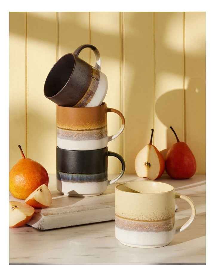 The Club Earthy Mug 410ml in Ochre
