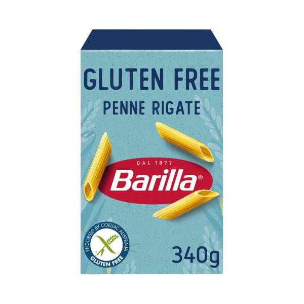 BARILLA PASTA GLUTEN FREE PENNE RIGATE 340 GRAM