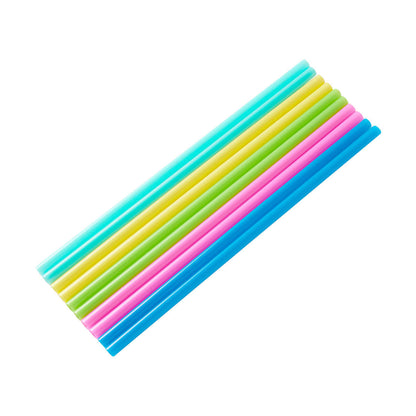 10 Piece Reusable Bright Straws