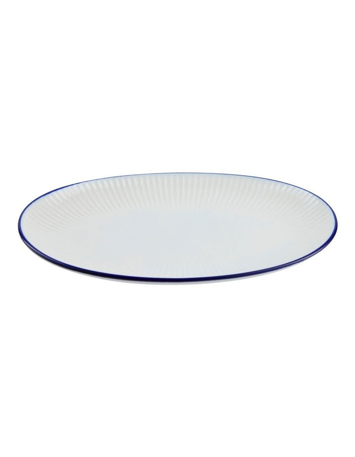 Cafe Appetizer Plate 24x15cm in White