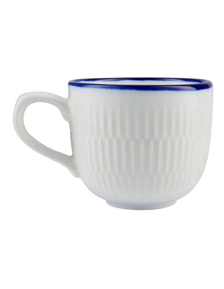 Cafe Demi Cup And Saucer 85ml Set of 2 in White