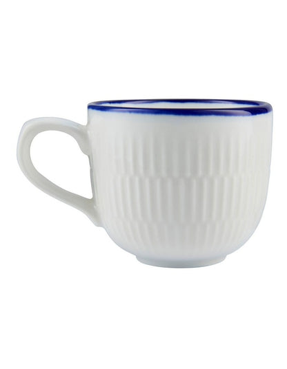 Cafe Demi Cup And Saucer 85ml Set of 2 in White