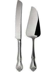 Rosabella Cake Serving 2 Piece in Silver
