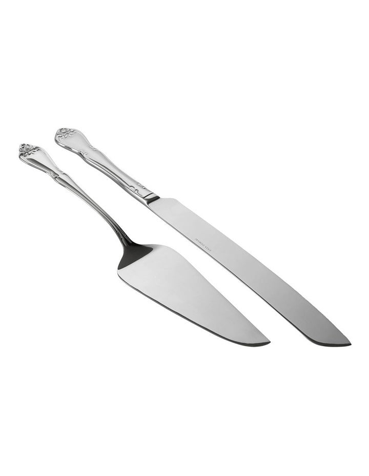 Rosabella Cake Serving 2 Piece in Silver