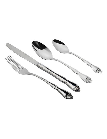 Rosabella Cutlery Set 16 Piece in Stainless Steel