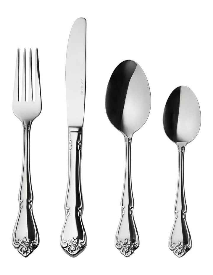 Rosabella Cutlery Set 24 Piece in Stainless Steel