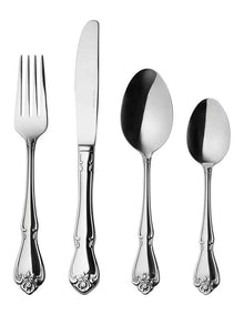 Rosabella Cutlery Set 24 Piece in Stainless Steel