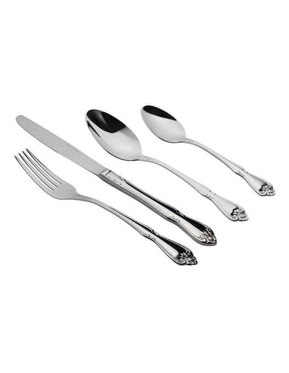 Rosabella Cutlery Set 24 Piece in Stainless Steel