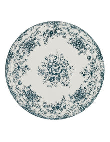 Rosetta Footed Cake Stand 28cm in Antique Blue