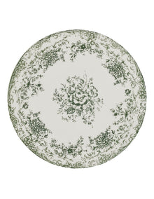 Rosetta Footed Cake Stand 28cm in Antique Green