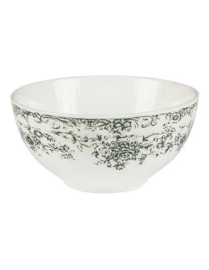 Rosetta Coupe Bowl 12x6cm in Antique Green