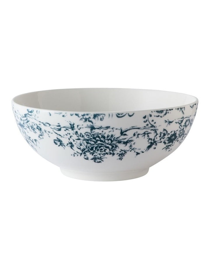 Rosetta Coupe Bowl 19x8cm in Antique Blue