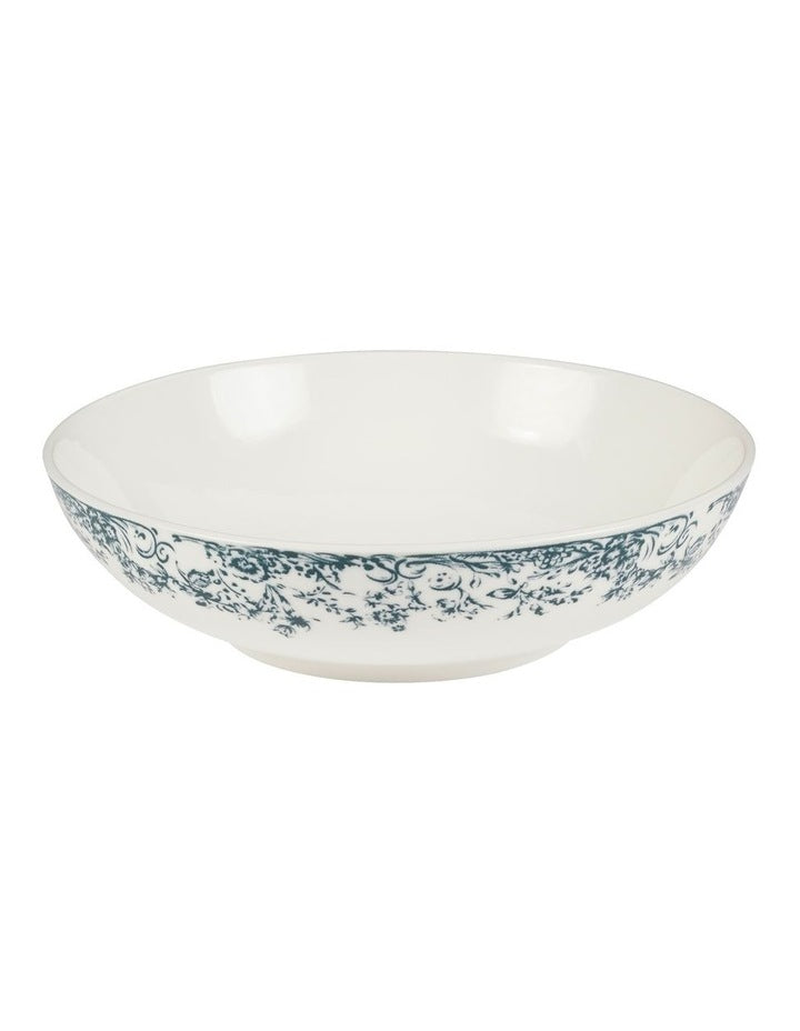 Rosetta Coupe Bowl 20x5.5cm in Antique Blue
