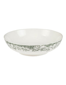 Rosetta Coupe Bowl 20x5.5cm in Antique Green