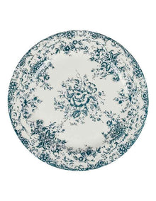 Rosetta Rim Dinner Plate 26.5cm in Antique Blue