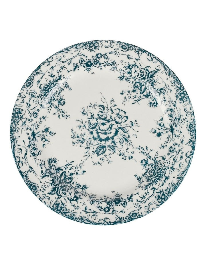 Rosetta Rim Dinner Plate 26.5cm in Antique Blue