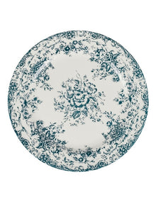 Rosetta Rim Dinner Plate 26.5cm in Antique Blue