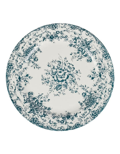 Rosetta Rim Dinner Plate 26.5cm in Antique Blue
