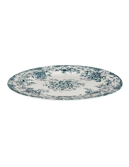Rosetta Rim Dinner Plate 26.5cm in Antique Blue