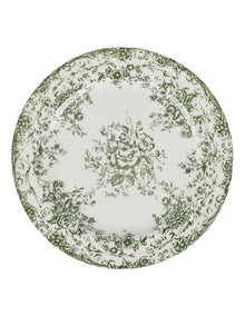 Rosetta Rim Dinner Plate 26.5cm in Antique Green