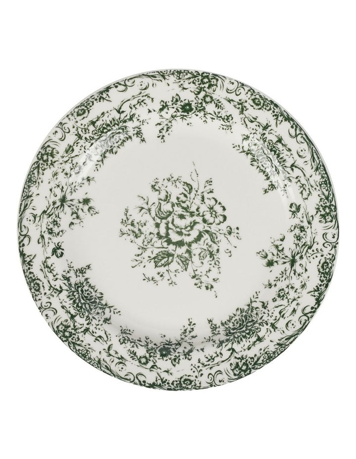 Rosetta Rim Side Plate 20cm in Antique Green