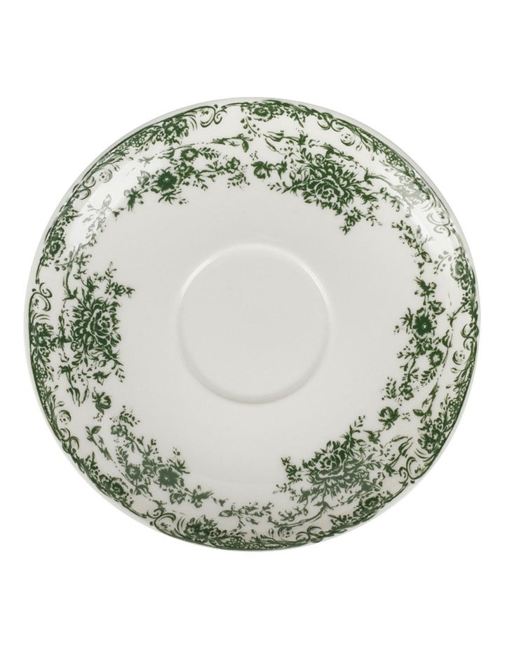 Rosetta Demi Cup And Saucer 90ml Set of 2 Green