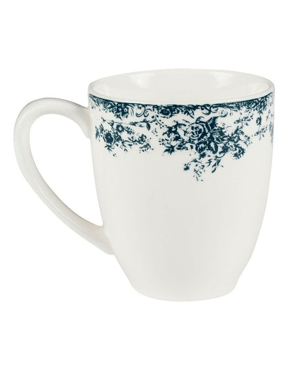 Rosetta Coupe Mug 370ml in Antique Blue
