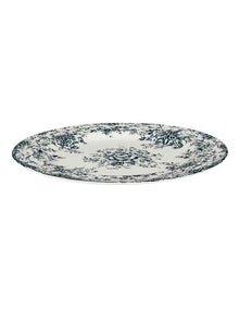 Rosetta Round Platter 33cm Gift Boxed in Antique Blue