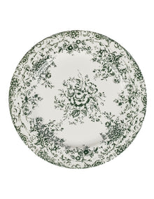 Rosetta Round Platter 33cm Gift Boxed in Antique Green