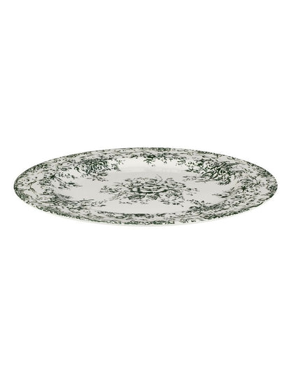 Rosetta Round Platter 33cm Gift Boxed in Antique Green