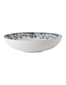 Rosetta Round Serving Bowl 28x7cm Gift Boxed in Antique Blue