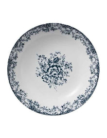 Rosetta Round Serving Bowl 28x7cm Gift Boxed in Antique Blue
