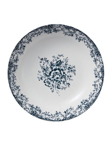 Rosetta Round Serving Bowl 28x7cm Gift Boxed in Antique Blue