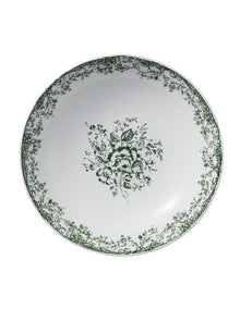 Rosetta Round Serving Bowl 28x7cm Gift Boxed in Antique Green