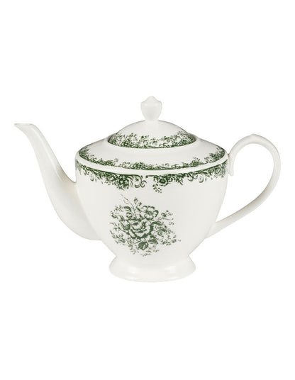 Rosetta Teapot 1L Gift Boxed in Antique Green