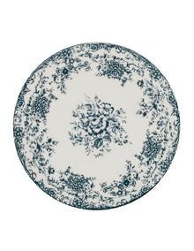 Rosetta Footed Cake Stand 20cm Gift Boxed in Antique Blue