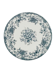 Rosetta Footed Cake Stand 20cm Gift Boxed in Antique Blue