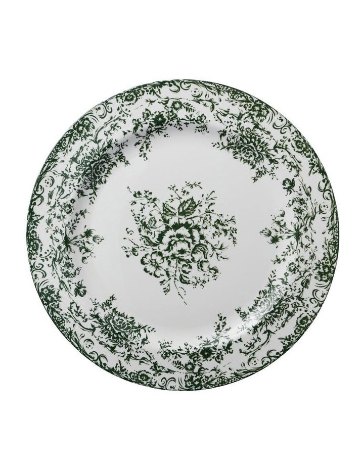 Rosetta Round Platter 36cm Gift Boxed in Antique Green